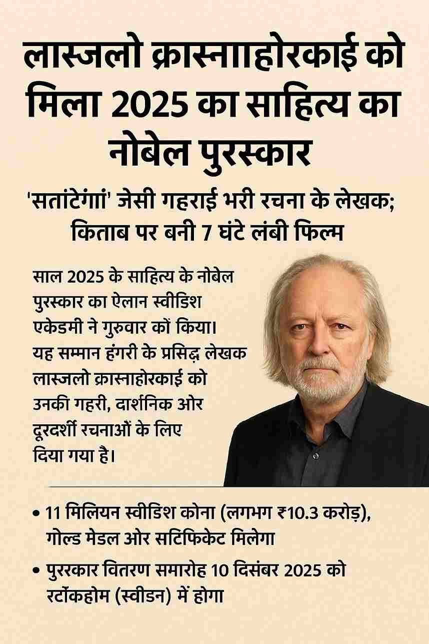 Nobel Prize in Literature 2025